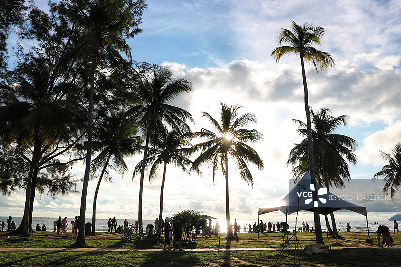 丹绒亚路海滩图片素材