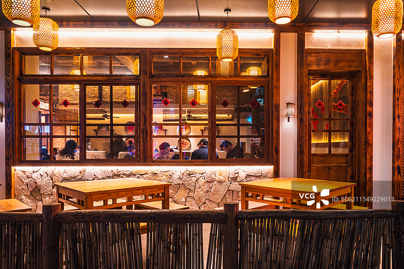 中式餐厅图片素材