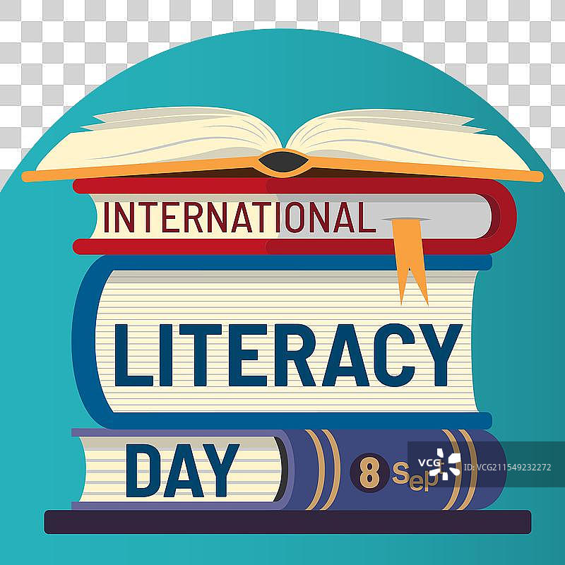 世界读书日横幅概念 世界扫盲日图片素材