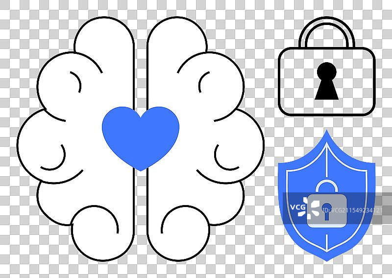 认知健康与心脏及安全功能图片素材