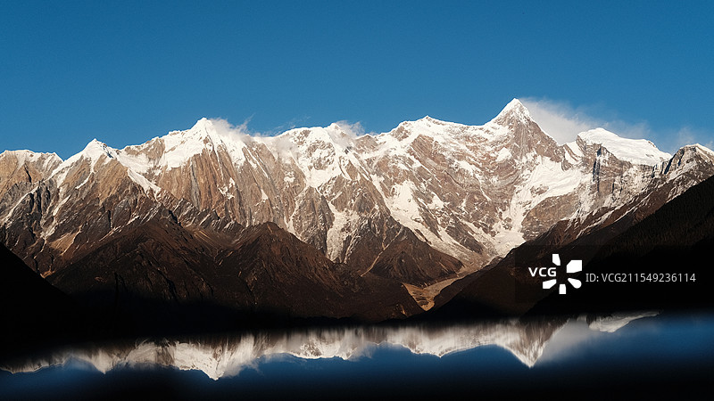 南迦巴瓦神颜图片素材