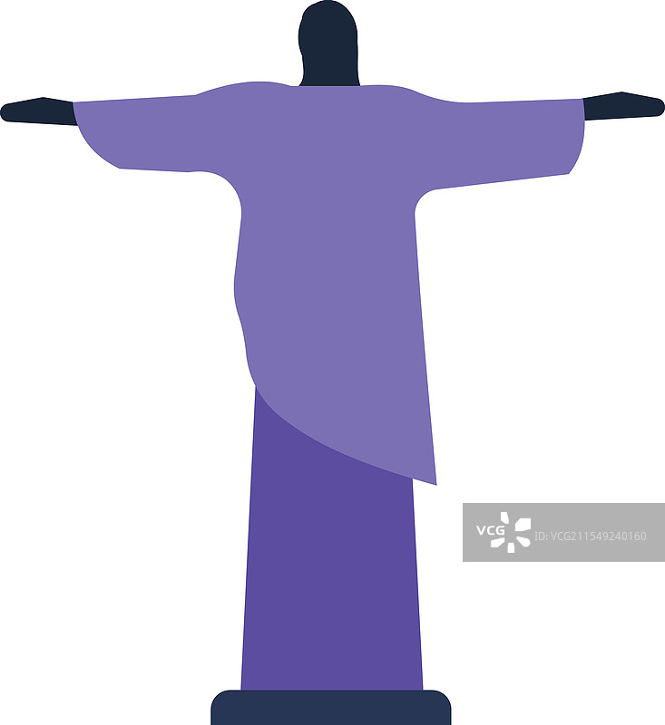 里约热内卢的耶稣基督雕像图标图片素材
