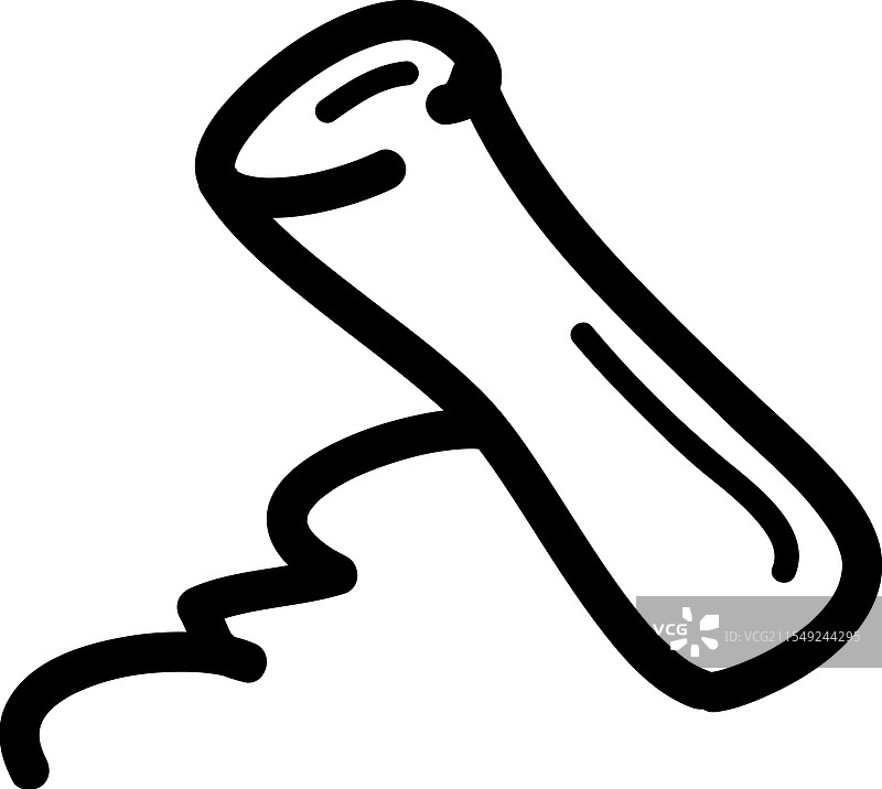 开瓶器工具草图图片素材