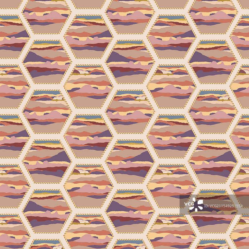 美国西部国家的彩绘沙漠图片素材