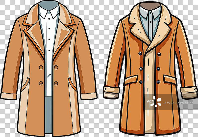 浅驼色男士外套艺术技术图片素材