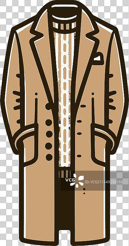 浅驼色男士外套艺术技术图片素材