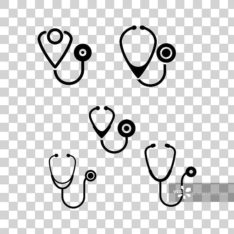 健康与治疗指标标志图标与位置图片素材