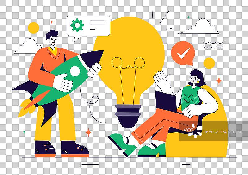 探索一个创新且富有创意的特征图片素材