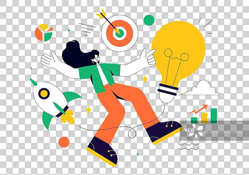 探索一个创新且富有创意的特征图片素材