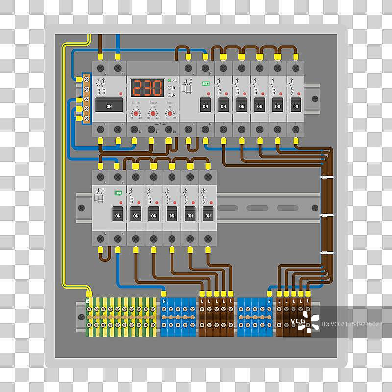 电气配电盘图片素材
