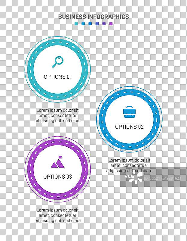 垂直进度条，带有三个箭头形状图片素材