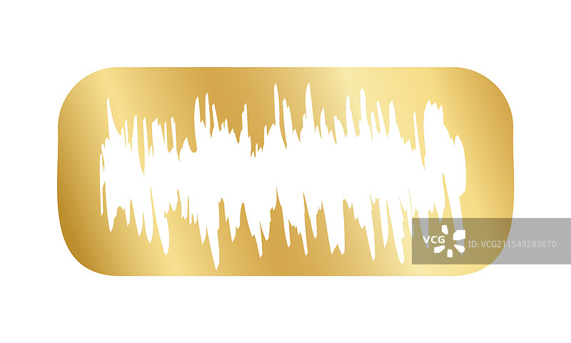 刮刮乐表面上的金色矩形刮痕图片素材