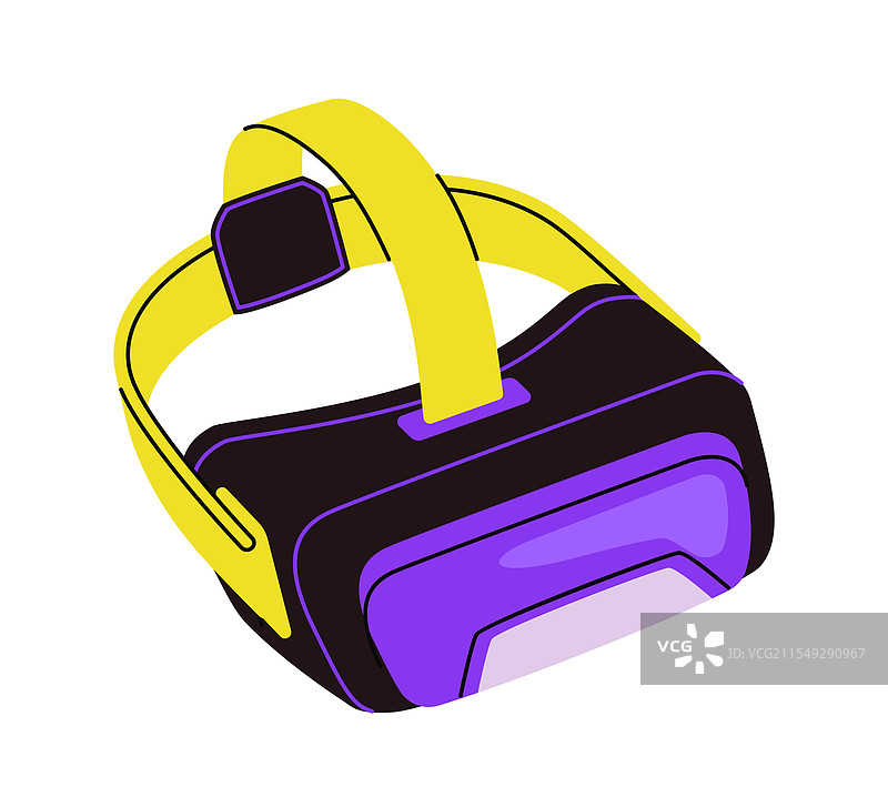 创意风格的虚拟现实头盔图片素材