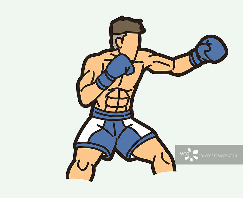 拳击运动，踢拳，泰拳，拳手动作图片素材