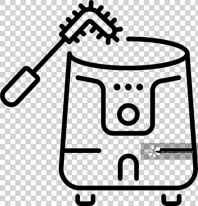 清洁油炸锅图片素材