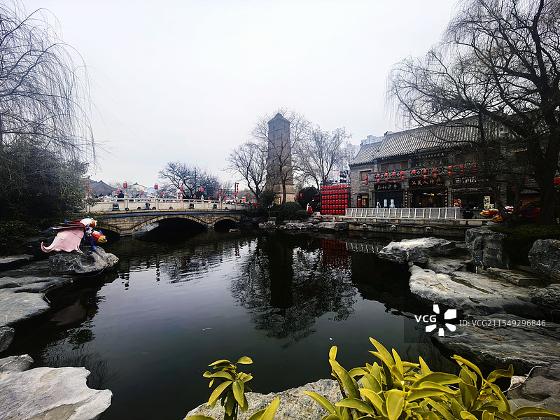 洛阳洛邑古城文峰塔图片素材