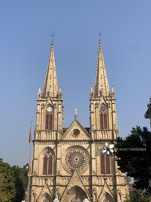 广州圣心大教堂图片素材