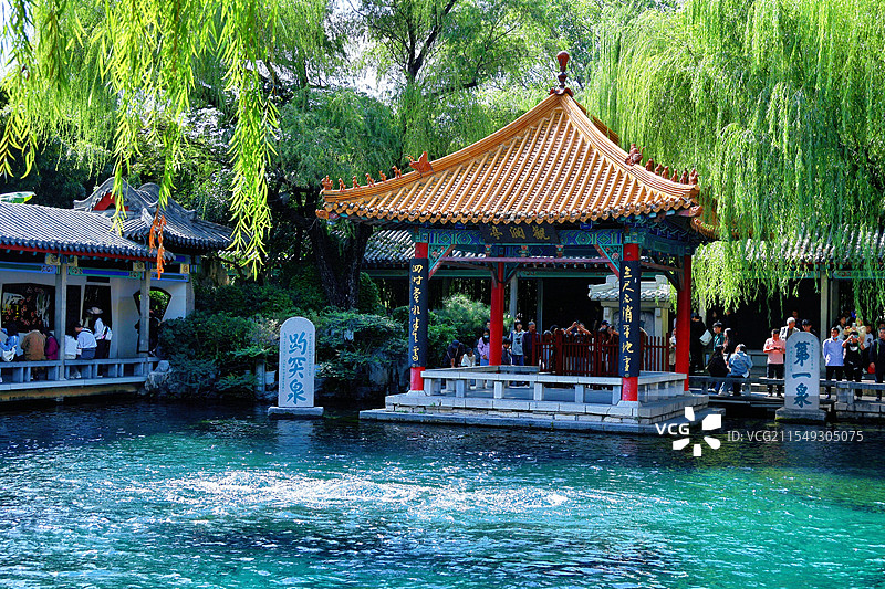 山东济南趵突泉图片素材