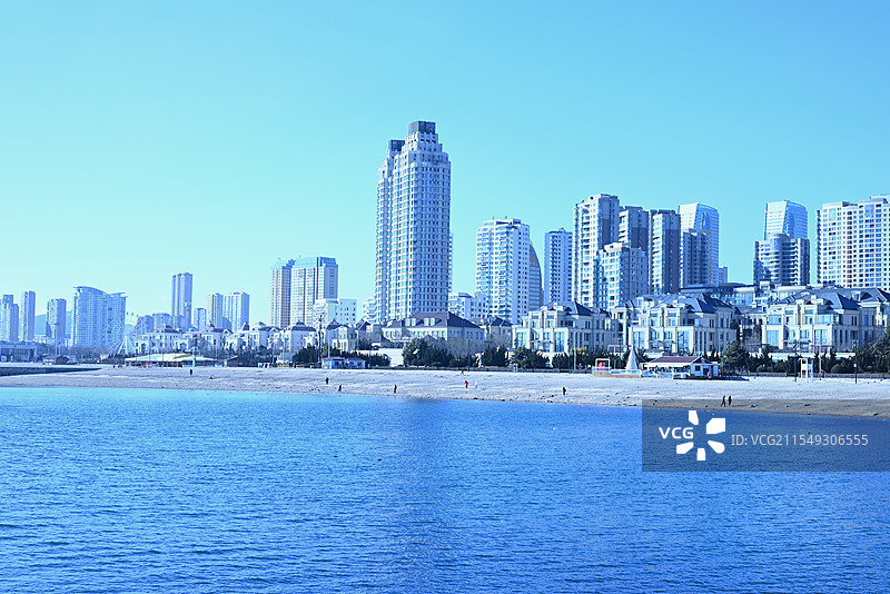 海滨城市图片素材