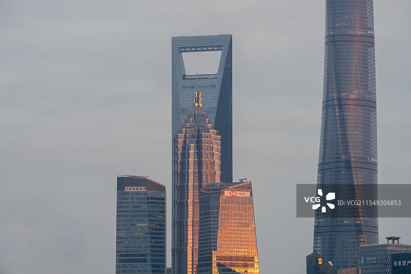 上海陆家嘴建筑群图片素材