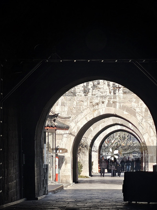 南京城墙中华门图片素材