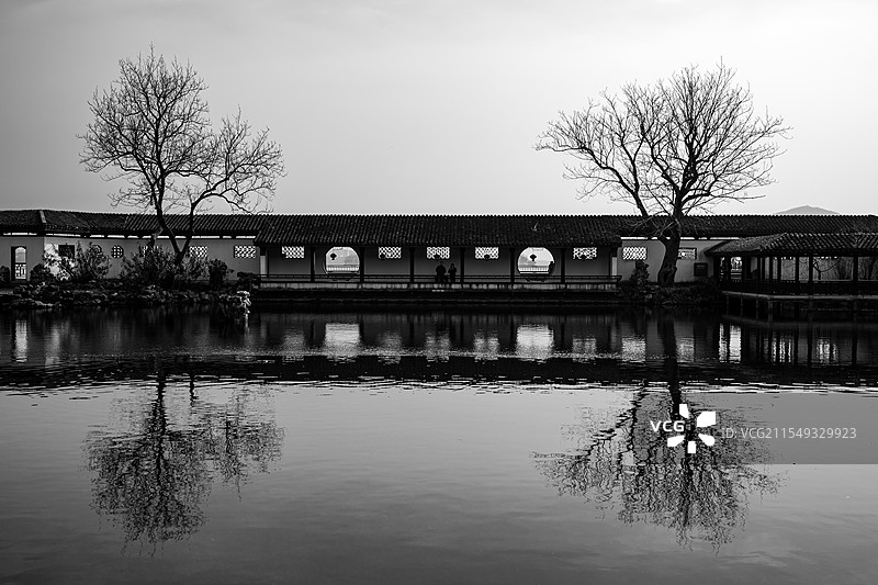 蠡园一景图片素材