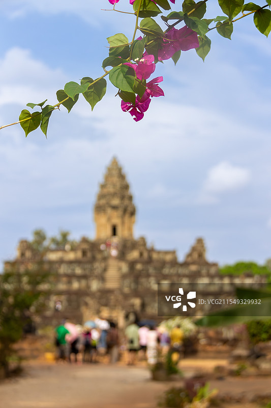 柬埔寨暹粒吴哥窟罗洛士群图片素材