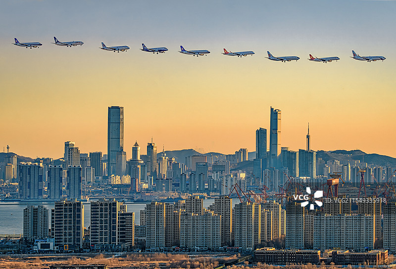 飞机序列图片素材