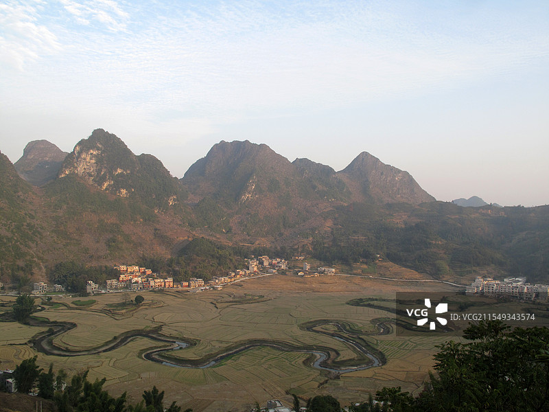 广西河池市巴马县巴马命河风景图片素材