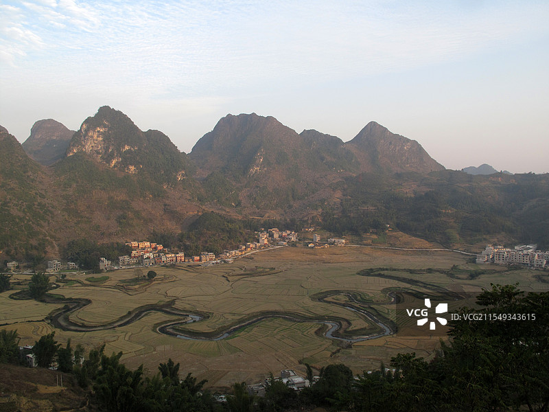 广西河池市巴马县巴马命河风景图片素材