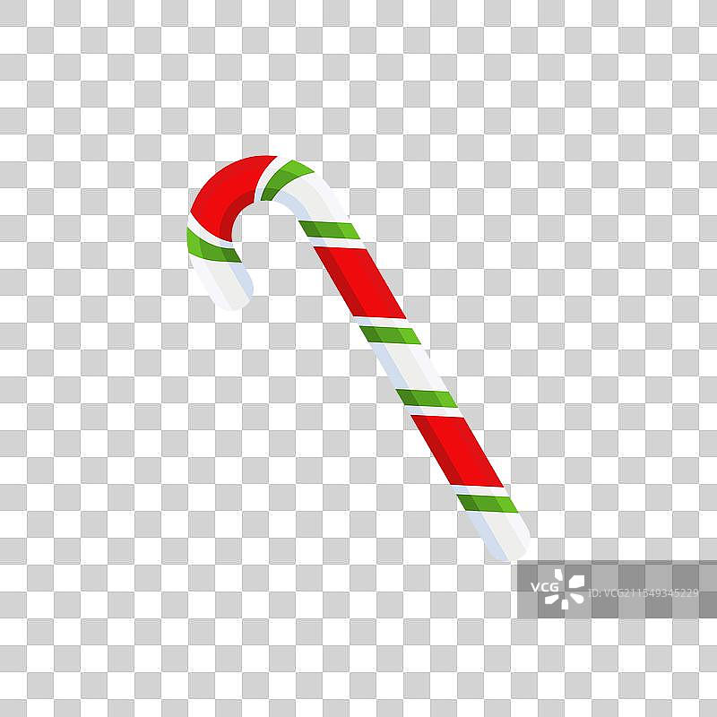 圣诞糖果手杖门装饰元素图片素材