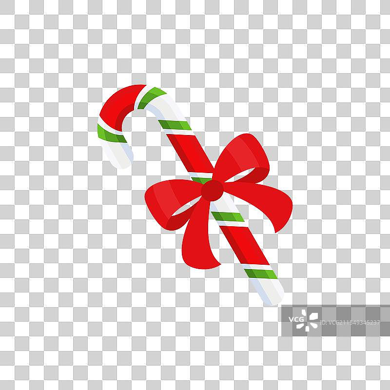 圣诞糖果手杖门装饰元素图片素材