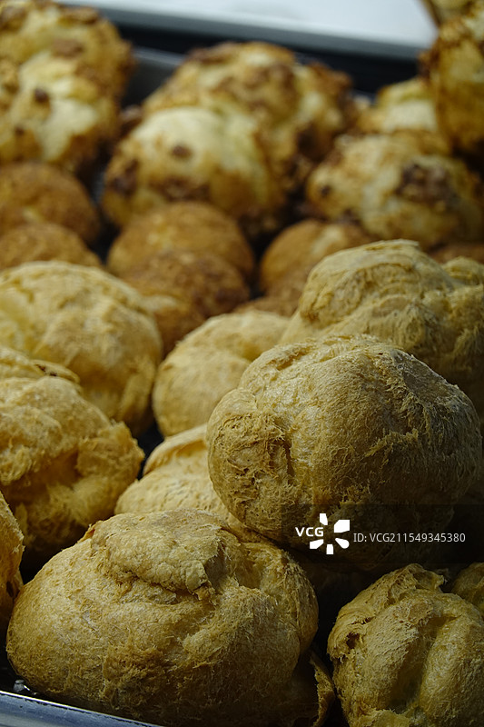 奶油泡芙小吃糕点点心图片素材