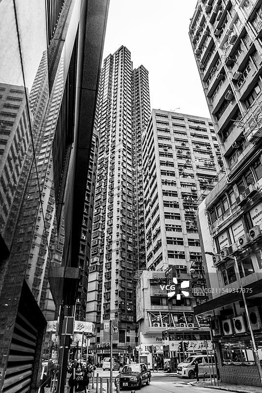 香港中环半山市井图片素材