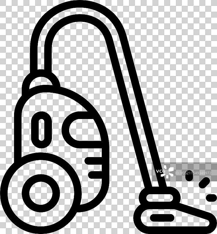 吸尘器图标 立式吸尘器图标图片素材