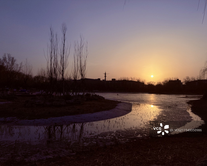 冬日暖阳（北京龙潭西湖公园）图片素材