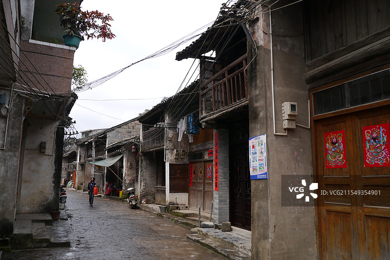 广西桂林市阳朔兴坪古镇图片素材