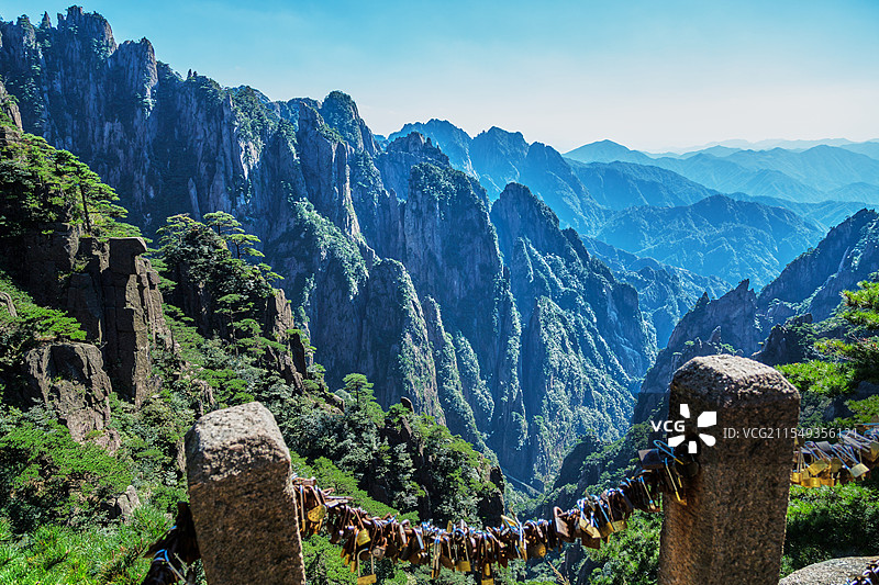 安徽黄山自然美景图片素材