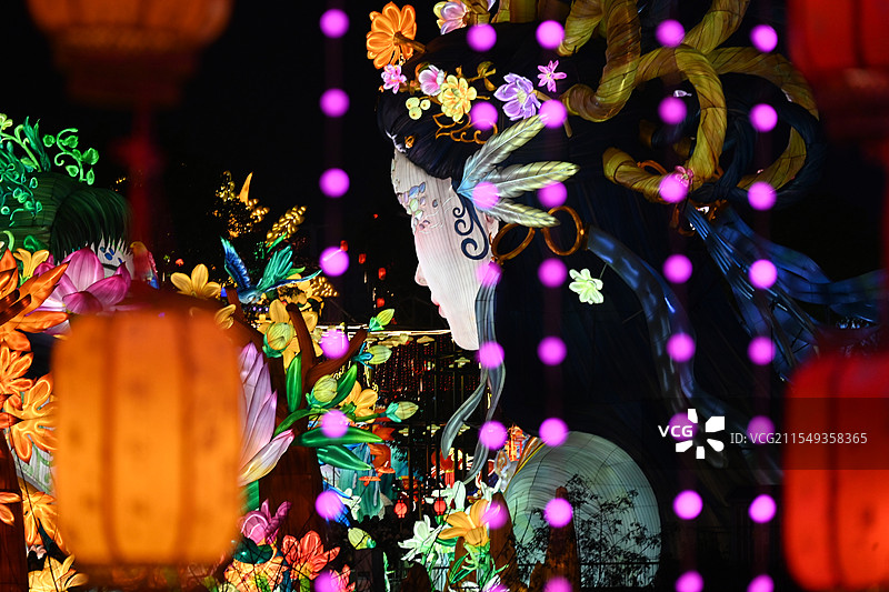 自贡灯会图片素材