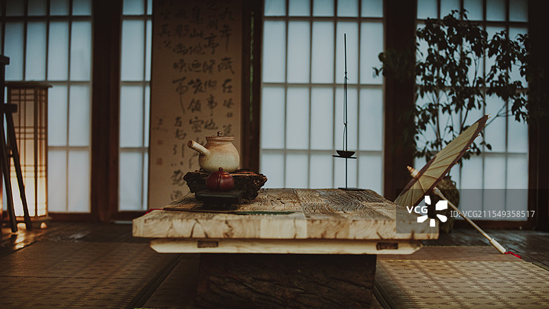 艺术茶空间图片素材