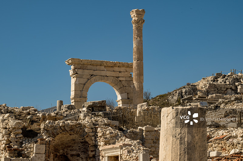 土耳其萨加拉索斯古城Sagalassos图片素材