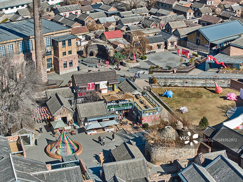 淄博颜神古镇图片素材