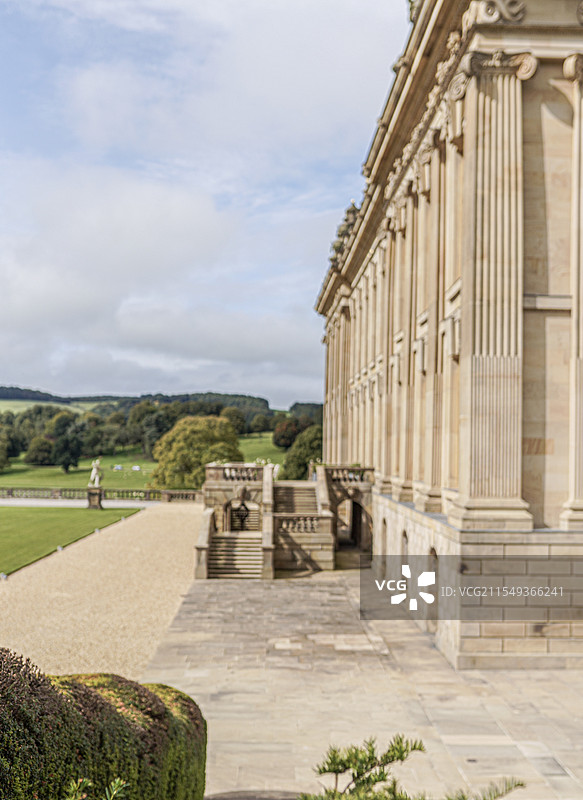 英伦达西庄园｜可以轻松walk in的英国庄园，羊群围绕的chatsworth house and图片素材