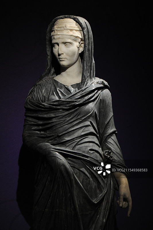 尼禄皇后大福斯蒂娜雕像图片素材