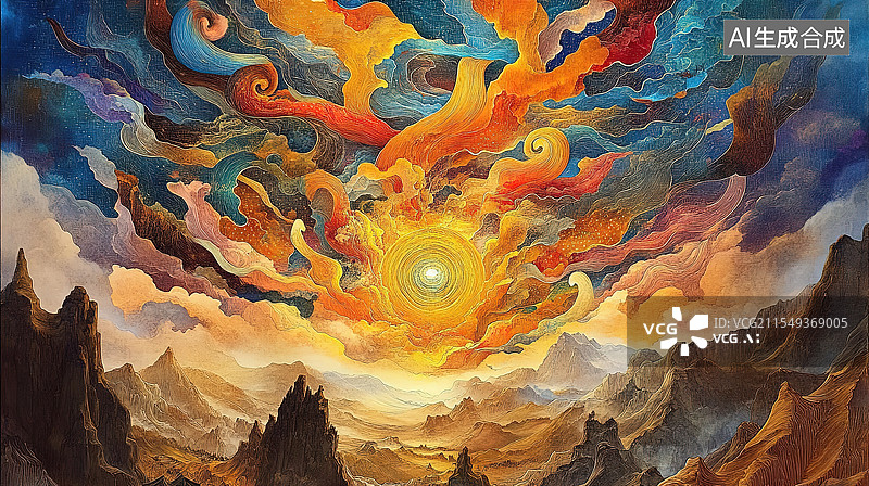 【AI数字艺术】国风神话传说背景、敦煌背景图片素材