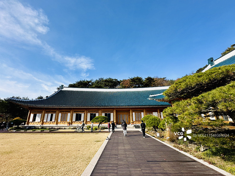 青瓦台仁寿门风景图片素材