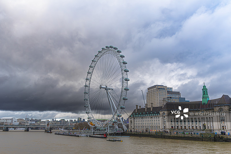 伦敦之眼图片素材