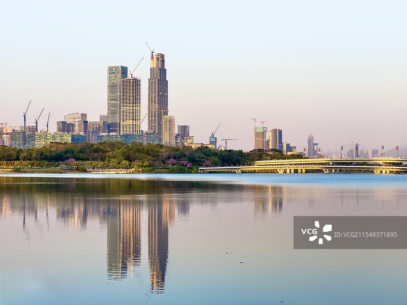 深圳人才公园一角图片素材