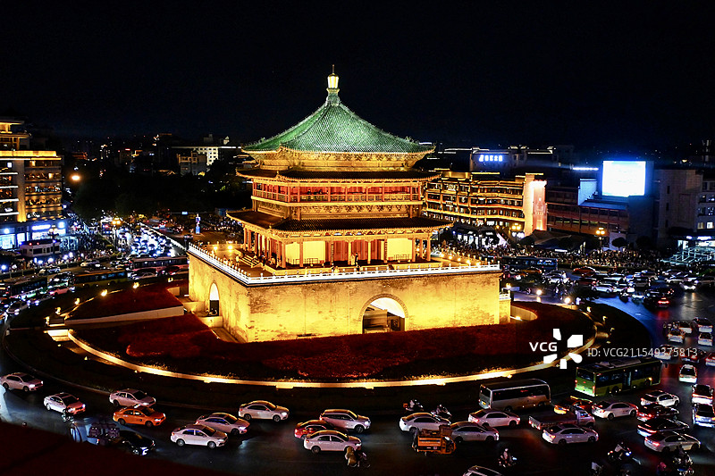 西安鼓楼图片素材