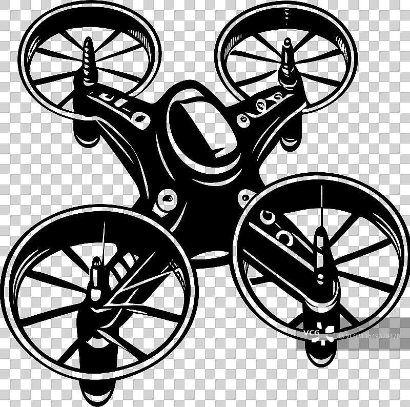 无人机轮廓 2图片素材